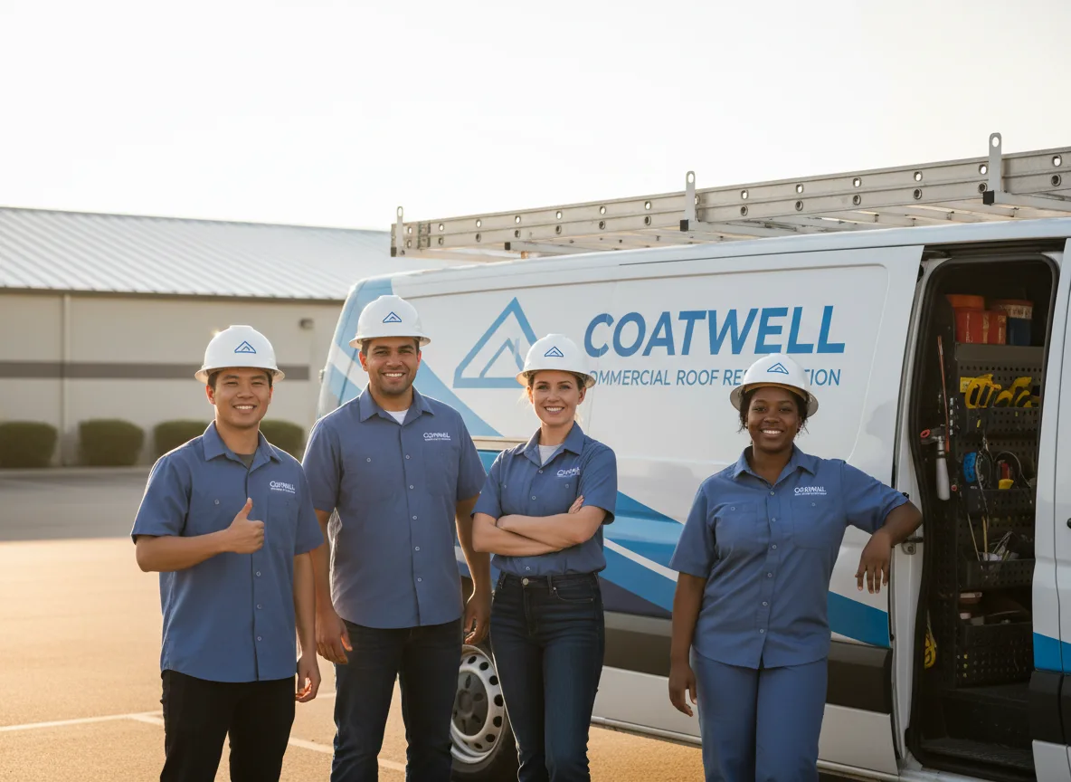 Commercial roof coating company in Topping, VA